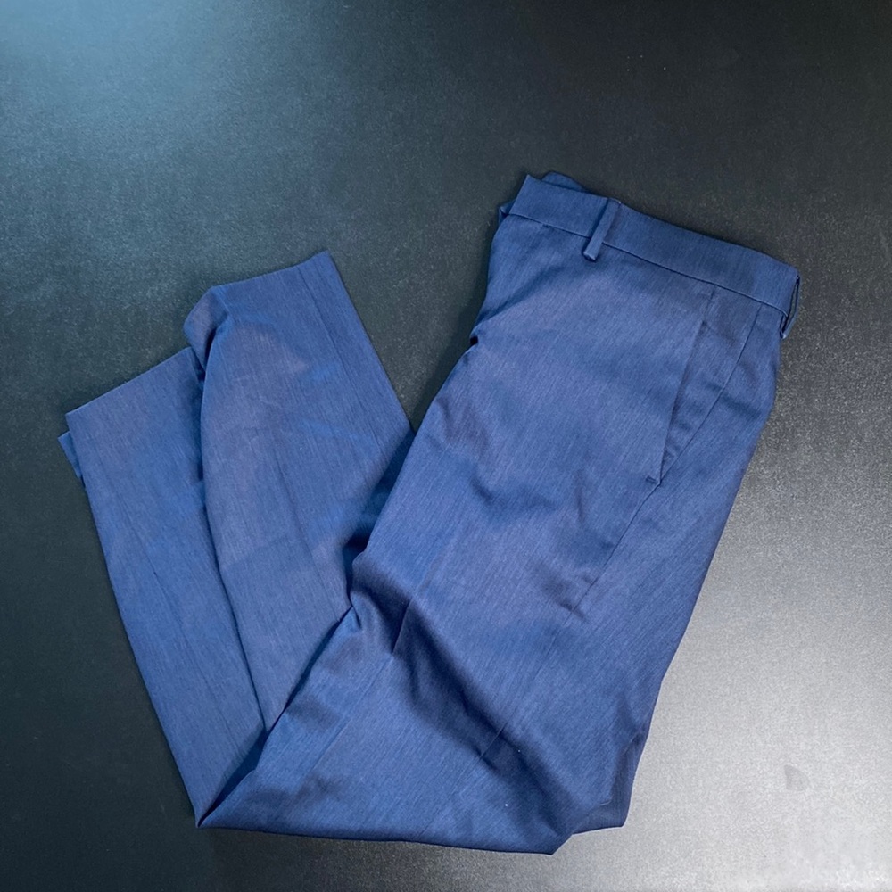 Haggar H26 FLEX SERIES slim fit men's 33X30, blue, dress pants, NWT
